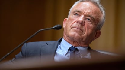 El secretario de Salud de Estados Unidos, Robert Kennedy, en su comparecencia este jueves en el Senado