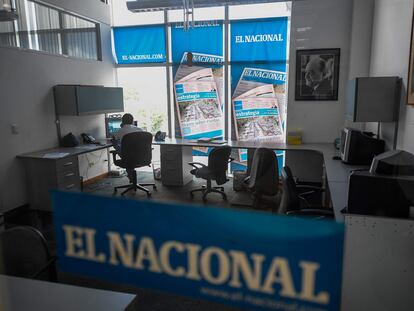 Una imagen de julio de 2019 de las instalaciones del diario 'El Nacional', en Caracas, Venezuela.