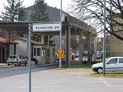 Puesto fronterizo entre la ciudad eslovena de Nova Gorica y la italiana de Gorizia.