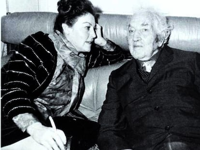 Ava Gardner con Robert Graves en los años sesenta. / Archivo de la familia Graves