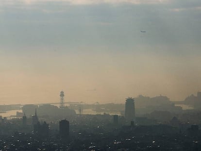 Contaminació a la ciutat de Barcelona.