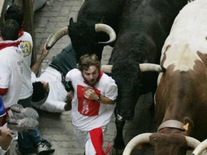 El encierro penúltimo de las fiestas de San Fermín 2006