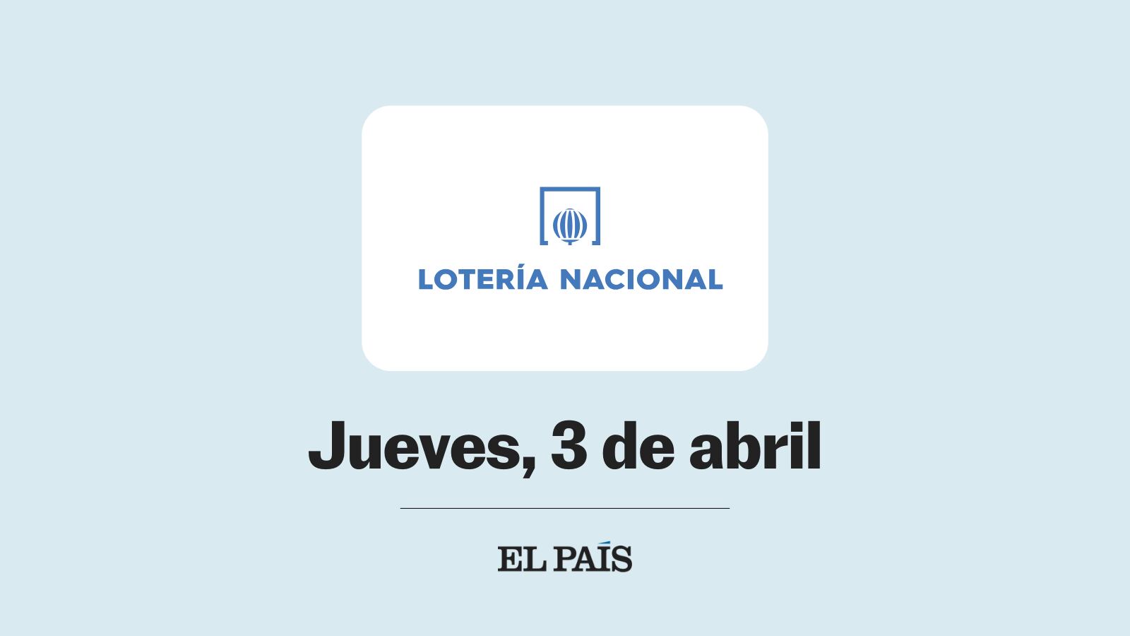 Lotería Nacional: sorteo del jueves 3 de abril