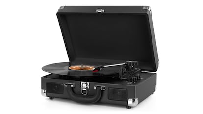 chollos semana amazon en tocadiscos vintage fáciles de transportar