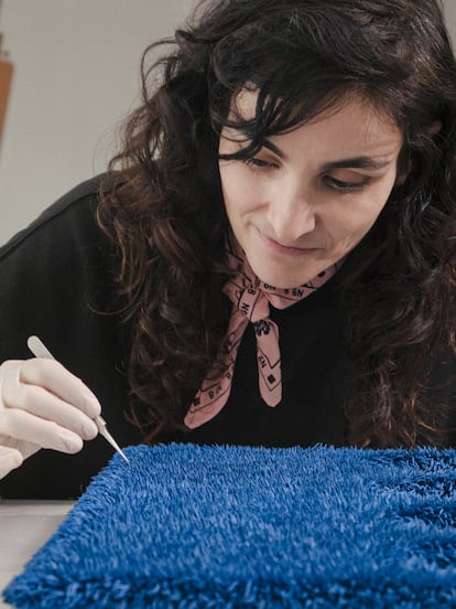 La restauradora española Sara Cadiñanos, nacida en Miranda de Ebro, llegó a Nueva York en 2015 tras pasar por la Galería Nacional de Dinamarca o
la Tate Modern de Londres.