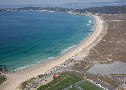 Playa de la Lanzada, de las más visitadas en las Rias Baixas.