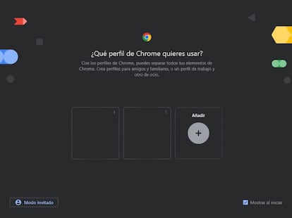 Desactivar perfil Google Chrome