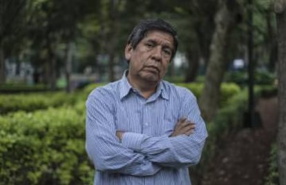 El periodista Héctor Valdez en Ciudad de México.