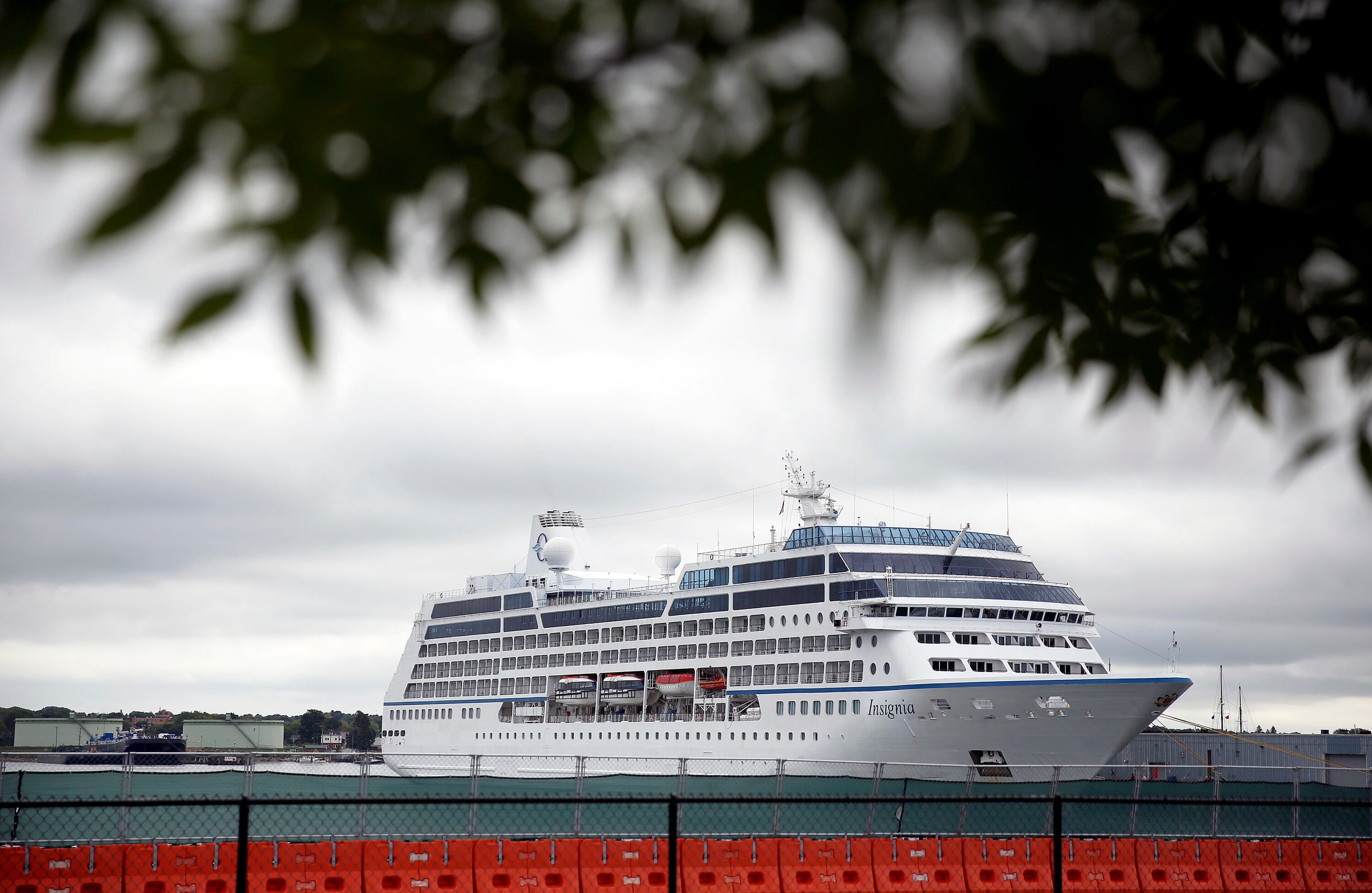 El crucero Insignia, en Portland en septiembre de 2018.