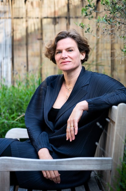 A economista Mariana Mazzucato no Instituto de Inovação, em Londres, na segunda-feira. 