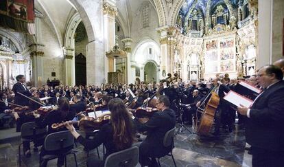 Concierto de la Orquesta de Valencia en la Catedral la pasada Semana Santa. 