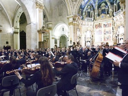 Concierto de la Orquesta de Valencia en la Catedral la pasada Semana Santa. 