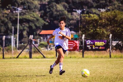 Joane Ribeiro, jogadora de futebol.