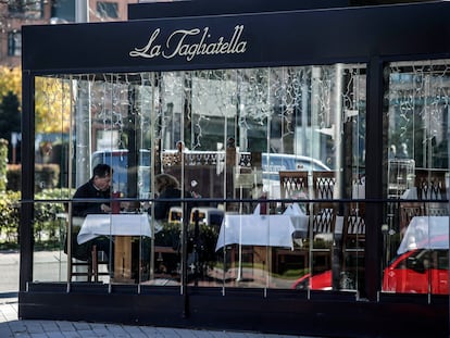 Restaurante de La Tagliatella situado en la Avenida de los Andes de Madrid.