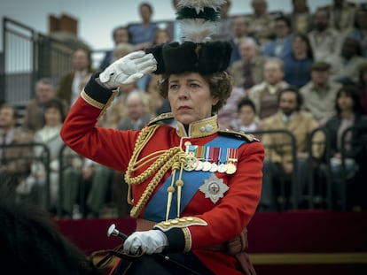 Olivia Colman como Isabel II en una escena de la cuarta temporada de 'The Crown'.
