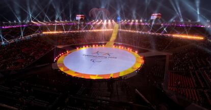 Ceremonia de apertura de los Juegos Paralímpicos de Pyeongchang 2018, el 9 de marzo de 2018.