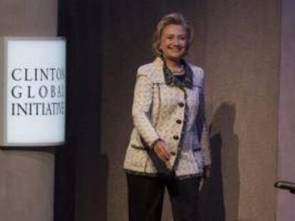 En la imagen, la exsecretaria de Estado estadounidense Hillary Clinton. EFE/Archivo