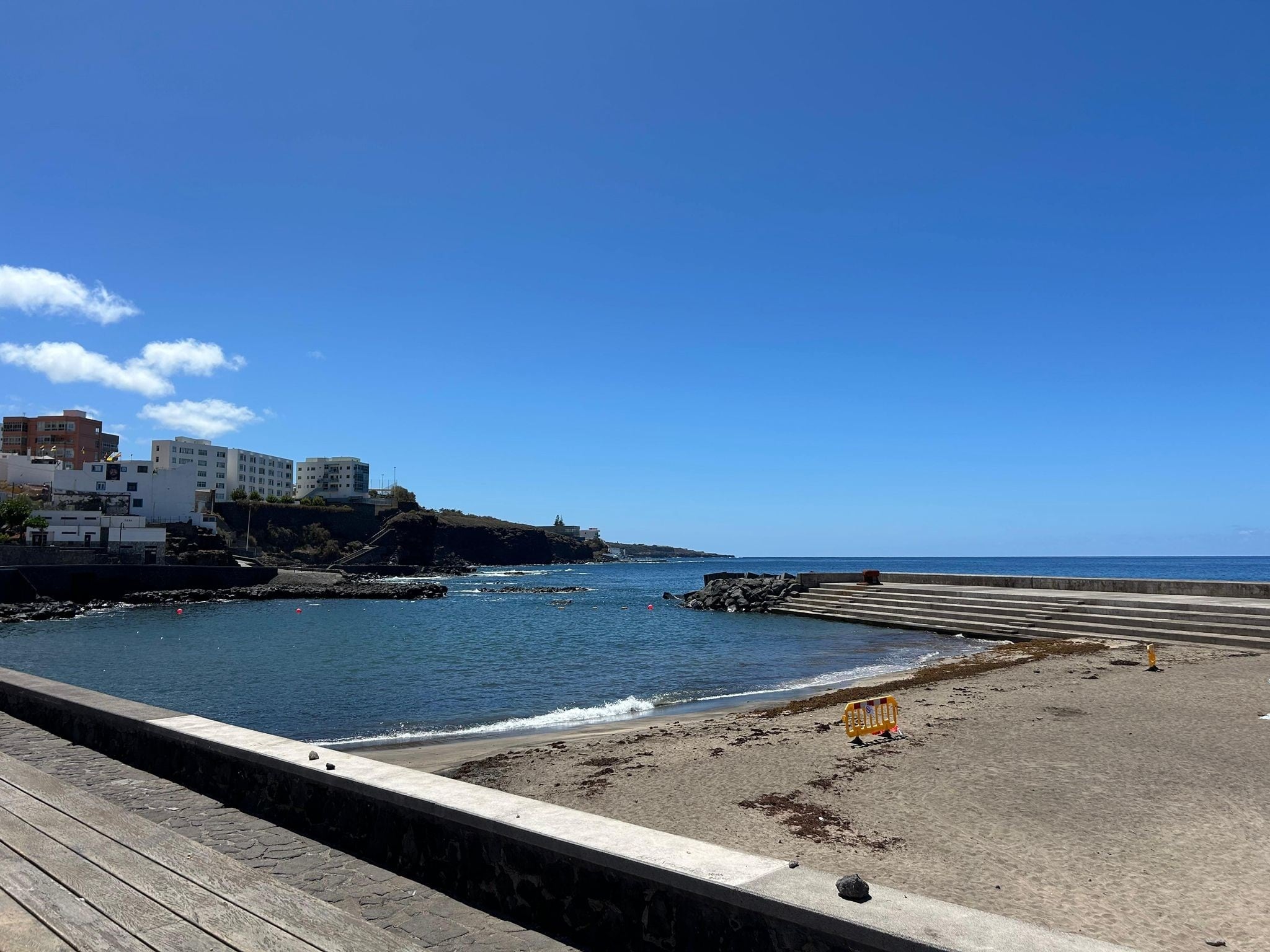 Playa de Bajamar, en La Laguna (Tenerife).