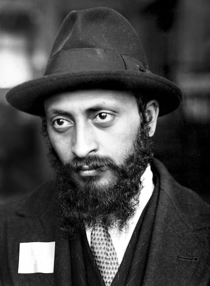 Retrato de un inmigrante armenio en Ellis Island. 