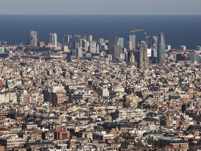 Vista de la ciudad de Barcelona.