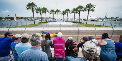 Aficionados en el GP de San Petersburgo.