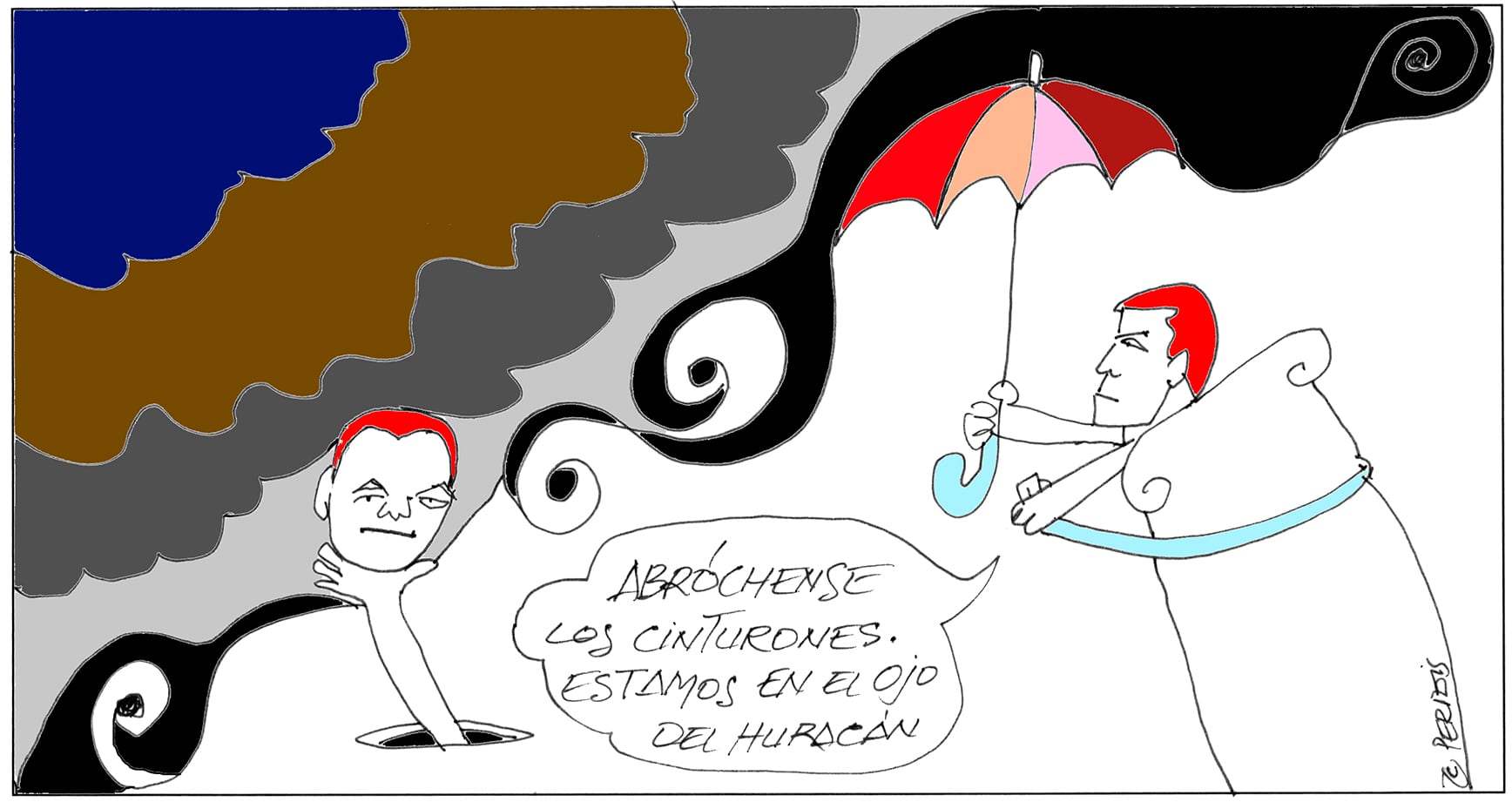 Peridis: en el ojo del huracán