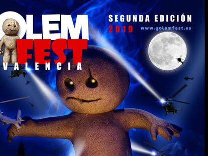 Cartel de la segunda edición del Golem Fest de Valencia. 