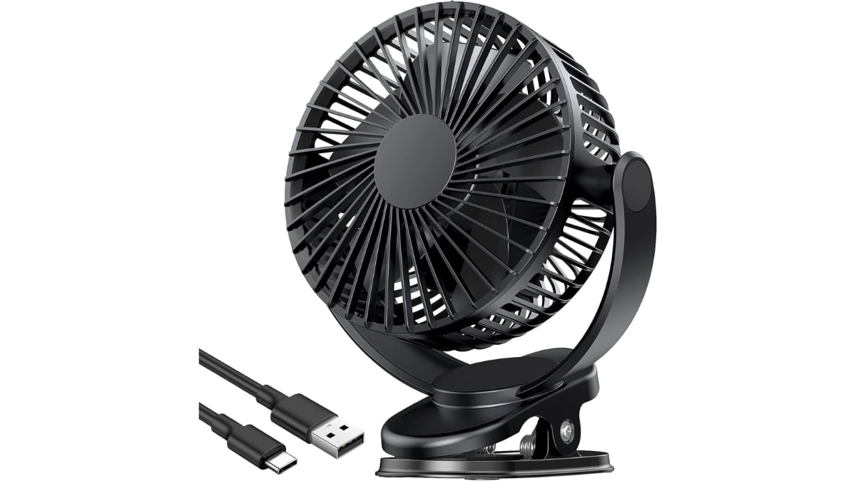 Ventilador USB de sobremesa.