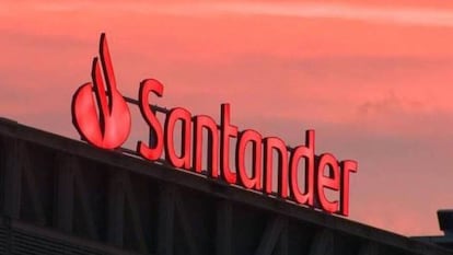 Logotipo del Banco Santander.