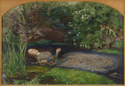 John Everett Millais: 'Ofelia' (1851-2). Colección Tate Britain, Londres.