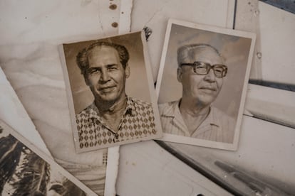 Dos fotografías de José María Villa Romero, 'Toitico', durante los años de su jubilación en La Habana, Cuba