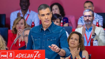 Pedro Sánchez, durante el Comité Federal del partido este sábado.