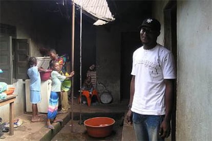 Mike Friday, en su casa de Benin City.