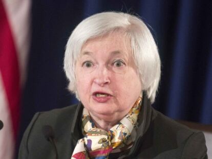 La presidenta de la Fed, Janet Yellen.