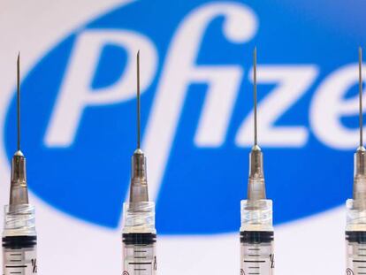 Vacunas contra la Covid-19 desarrolladas por el laboratorio estadounidense Pfizer.