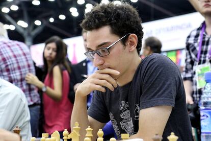 Fabiano Caruana, en el primer tablero de EEUU