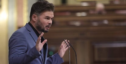 Gabriel Rufián, portavoz de ERC.