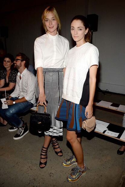 Caitlin Fitzgerald y Sofia Sanchez Barrenechea.