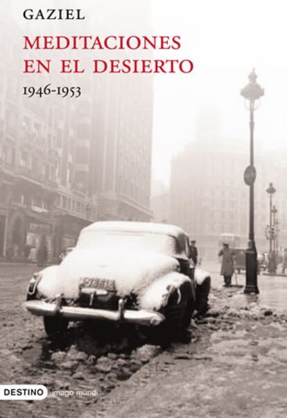 Portada del libro 'Meditaciones en el desierto' de Gaziel
