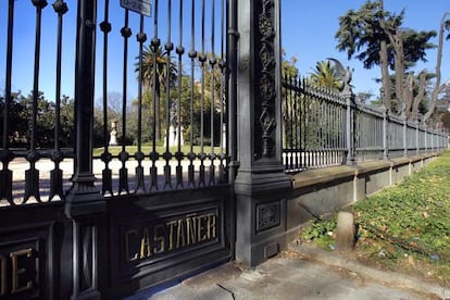 La torre Castanyer, en la actualidad, en el paseo de Sant Gervasi