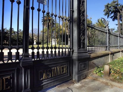 La torre Castanyer, en la actualidad, en el paseo de Sant Gervasi