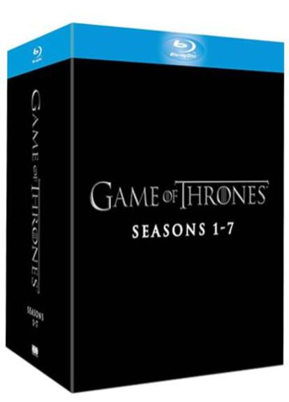 Todas las temporadas (1 a 7) disponibles en Blu-ray o DVD, con audio en castellano o inglés.