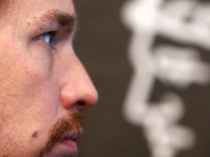 Pablo Iglesias, la semana pasada en el Círculo de Bellas Artes.