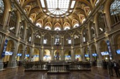 Vista del Palacio de la Bolsa de Madrid