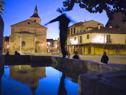 Plaza del Grano, en León. 