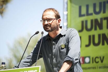 Joan Herrera este s&aacute;bdo en El Prat. 