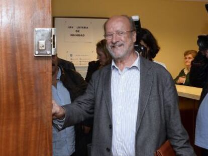 Javier Le&oacute;n de la Riva, en la sede del PP de Valladolid. 