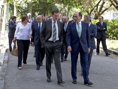 Imagen de la &uacute;ltima reuni&oacute;n de Mariano Rajoy con el Consejo Empresarial para la Competitividad, celebrada en julio de 2013.