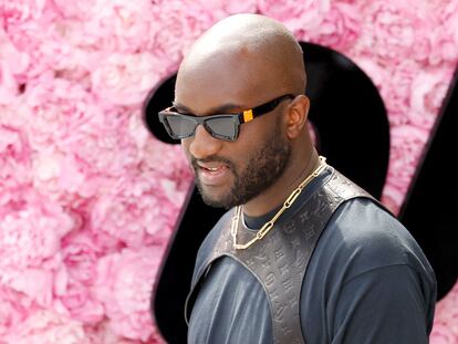 Virgil Abloh durante un desfile de Dior el 23 de junio de 2018.