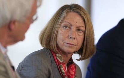 Jill Abramson, a ex-diretora de The New York Times, em um colóquio em 2012 na Flórida.